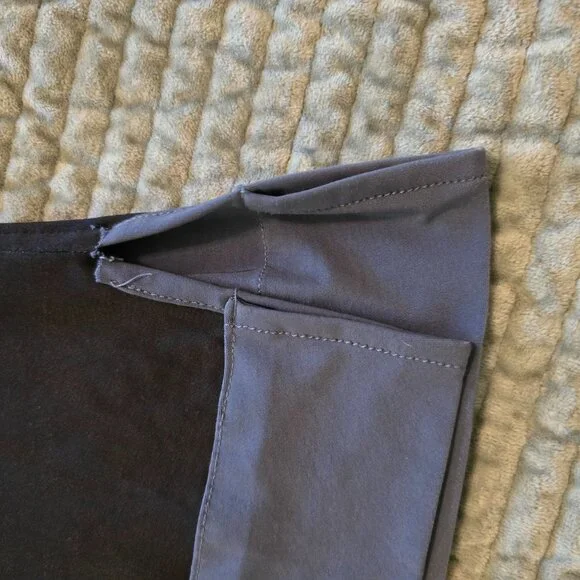 Dotti Black SS Mini Dress Scoop Neck Grey Trim Med/Lge? - Picture 14 of 16